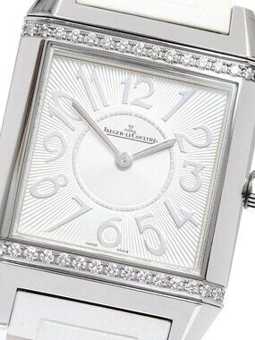 JAEGER-LECOULTRE Reverso Squadra Q7038720 Silver Dial Quartz Ladies Watch_950636